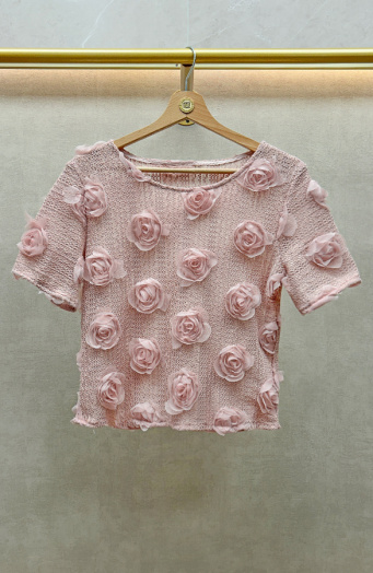 Exclusive Rose Top Dust Pink